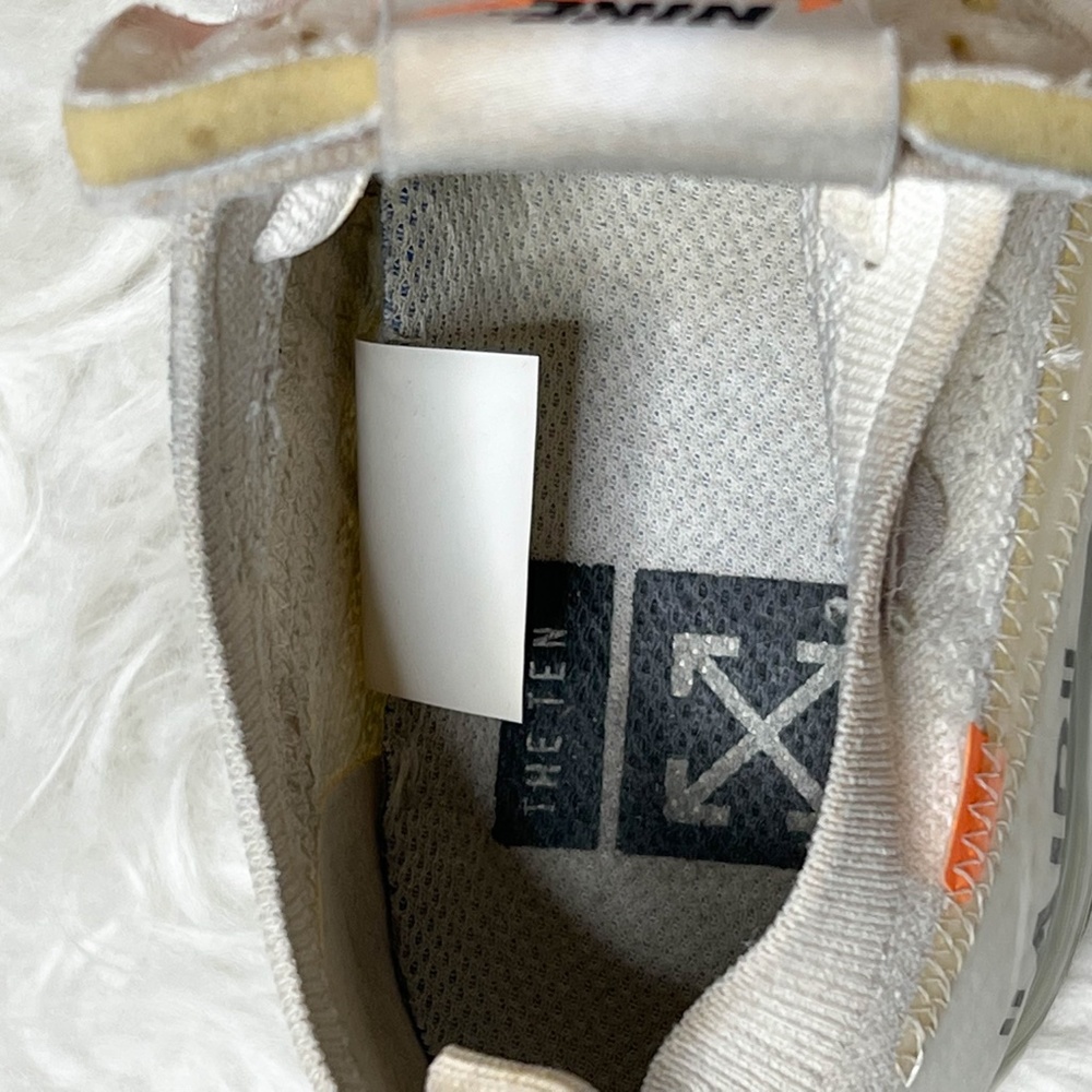 Off-White x Nike | Vapormax White 2018 2017 Zip Tie Orange Tag - Picture 5 of 16